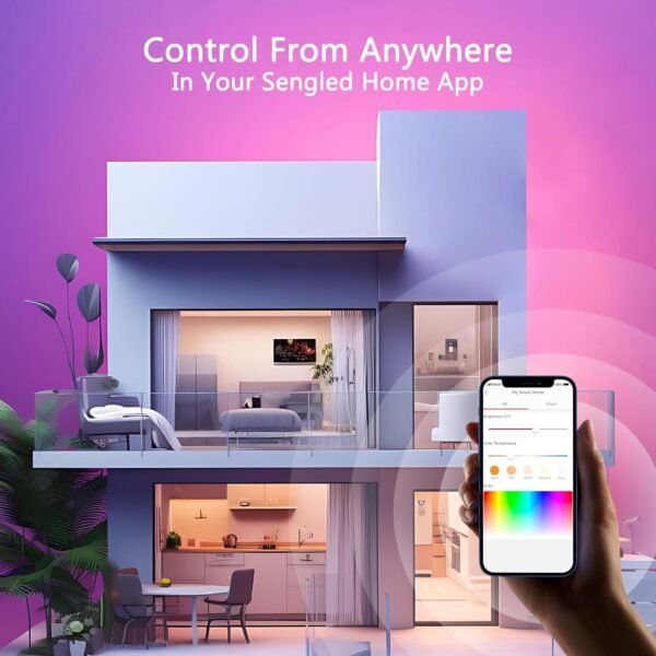 Sengled Bombilla RGB WiFi bombillas inteligentes, A19 RGB (4 Pack) - Image 4