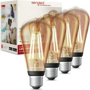 Sengled Bombilla RGB WiFi , vintage ST19 (4 Pack)